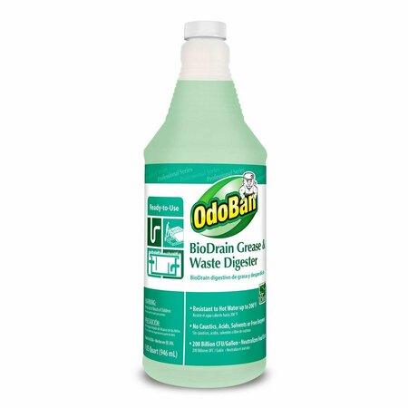 CLEAN CONTROL OdoBan BioDrain Waste Digester RTU 32 oz, 12PK 928062-Q12